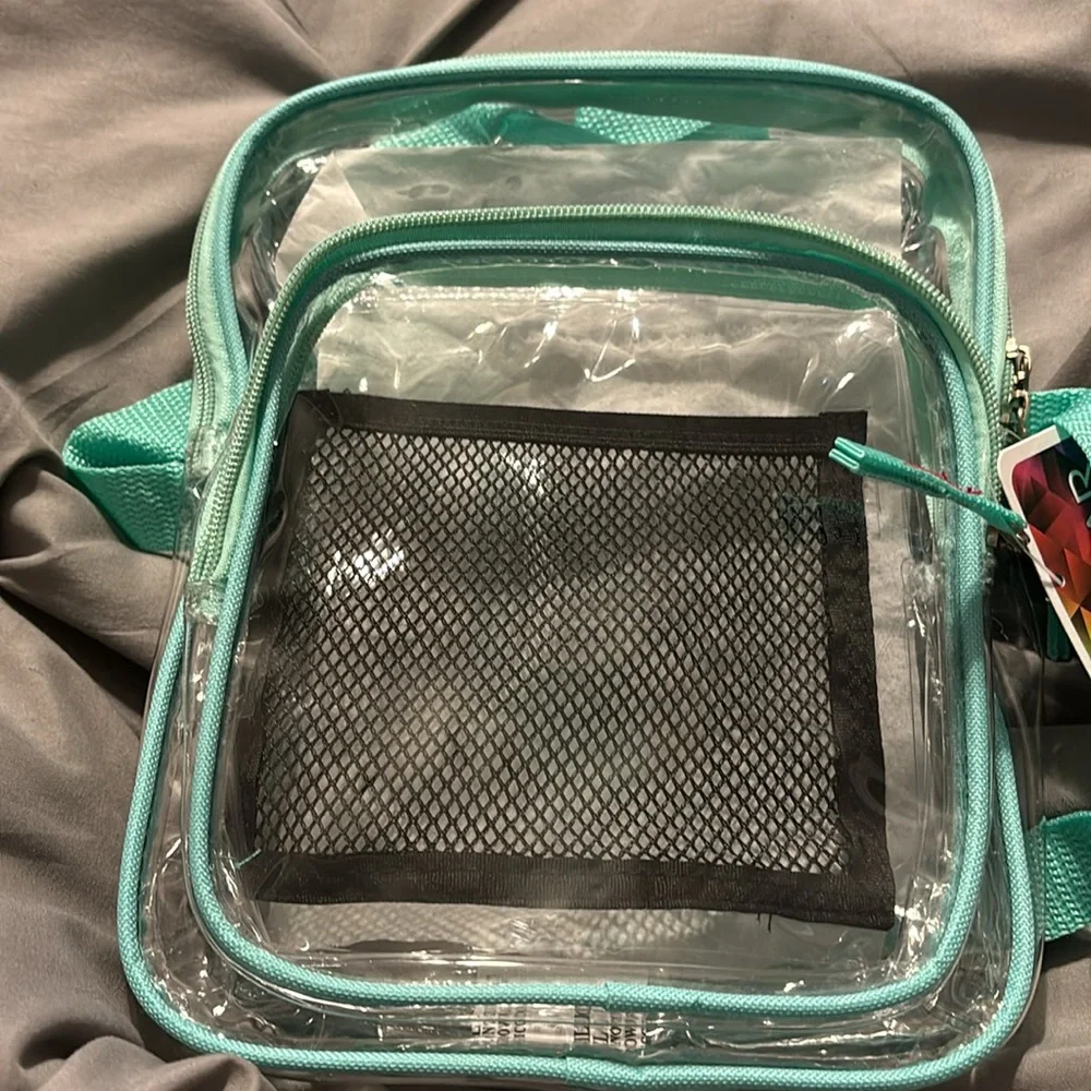 Stadium ready, clear and mint green crossbody! - Picture 6 of 6
